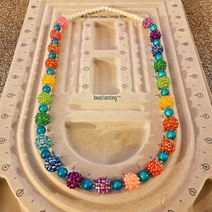 Sparkling Rainbow Elegance Necklace